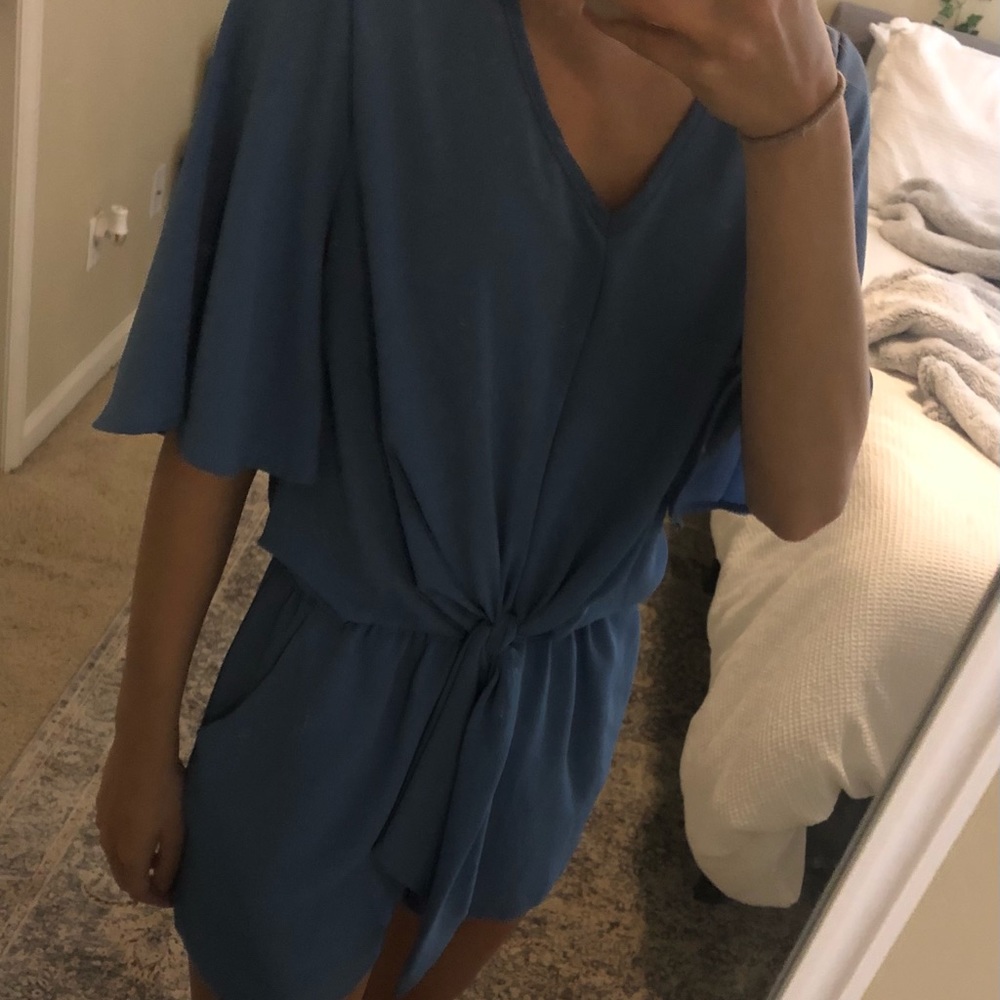 Blue romper
